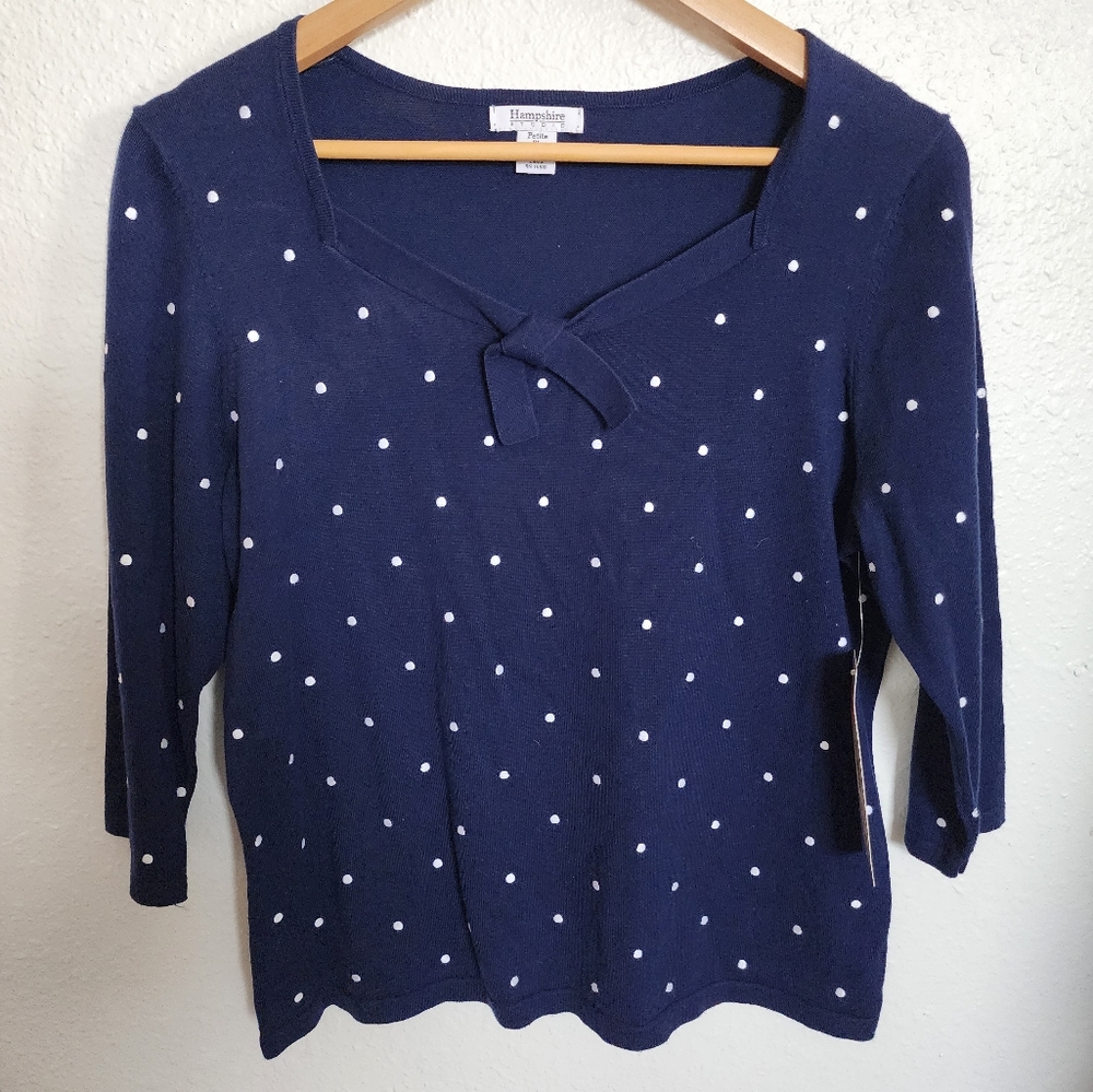 Vintage Hampshire Studio Polka Dot Top
